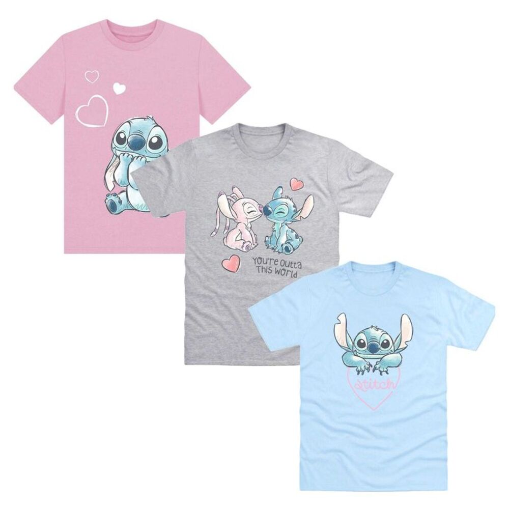 Lilo & Stitch Childrens/Kids Stitch & Angel T-Shirt / Multicolored